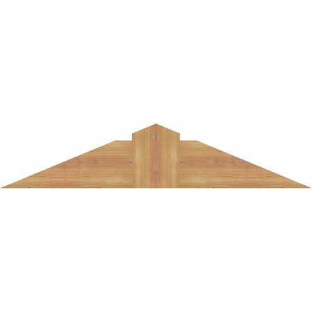 Ekena Millwork Portland Smooth Timber Gable Bracket, Western Red Cedar, 36"W x 7"H x 1 1/2"D x 5 1/2"F, 5/12 Pitch GBW036X07X0206POR00SWR